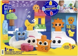 Mega Bloks sveglia e nanna luce notturna con personaggi