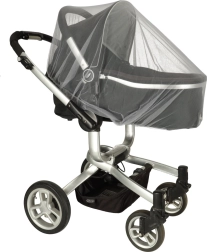 Zanzariera elastica universale per passeggino 140 cm – Grigio