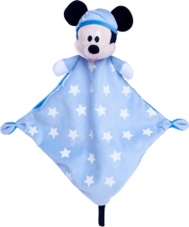 Copertina coccola in peluche MICKEY MOUSE con stelline luminose 30 cm