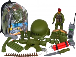 Mega set del soldato per bambini con accessori
