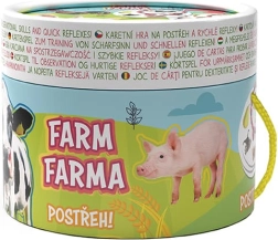 Gioco di carte di osservazione FARMA con poster da colorare