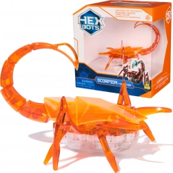 Hex Bots figurina mobile scorpione con luce LED – giocattolo sensoriale arancione di SPIN MASTER