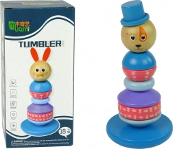 Piramide educativa in legno Cane con cappello