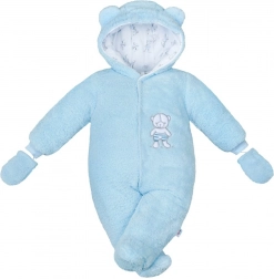 Tutina invernale per neonato New Baby Nice Bear blu
