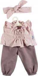 Tunika New Born con pantaloncini 43-45 cm rosa