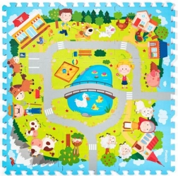 Puzzle in schiuma Villaggio 29 × 29 cm PLASTICA