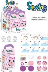 Set creativo cuci il tuo peluche – gufo