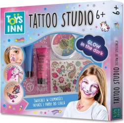 Set Tattoo Studio tatuaggi e colori per il viso