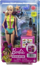 Barbie biologa marina – set di gioco con laboratorio mobile