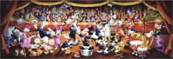 Puzzle panoramico Clementoni Disney Orchestr 1000 pezzi
