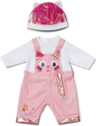 BABY born tutina da gatto con cuffietta per bambole da 43 cm