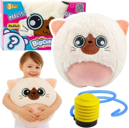 Palla saltellante in peluche BIGCUTEPET gattino 50 cm con pompetta