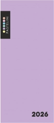 Agenda mensile 2026 PASTELINI viola