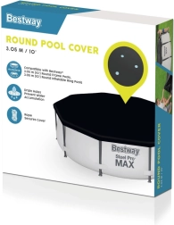 Bestway telo di copertura per piscina fuori terra con telaio 305 cm