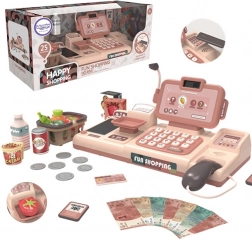 Woopie cassa giocattolo con scanner, bilancia e microfono + 25 accessori