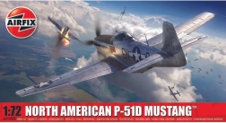 Kit di montaggio dell’aereo NORTH AMERICAN P-51D MUSTANG 1/72