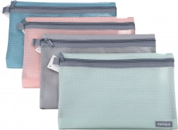 Cartella per documenti con cerniera 24x17 cm