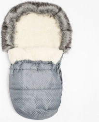 Sacco invernale con lana New Baby Lux Wool, grafite