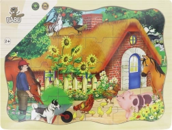 Babu puzzle in legno casetta 24 pezzi