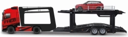 Bburago Street Fire camion con semirimorchio Volvo FH16 e Land Rover LRX Concept 1:43