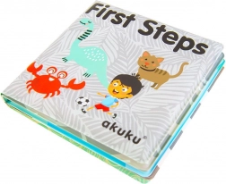 Libricino da bagno sonoro per neonati AKUKU First Steps