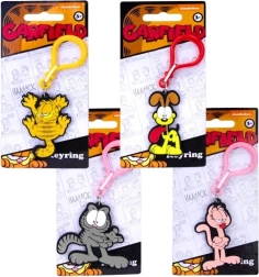 portachiavi Garfield 2D in PVC – 4 motivi