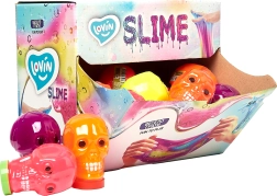 Slime antistress Lovin a forma di teschio 100 ml - 1 pezzo