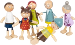 figurine in legno famiglia di Small Foot
