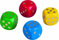 Detoa dado da gioco in legno