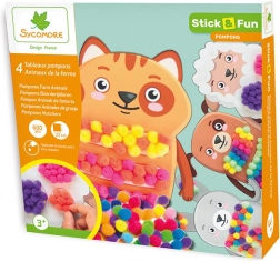 stick & fun decorazioni con pon pon – animali domestici