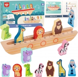 Puzzle in legno per bambini Noè e animali