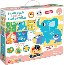 Grande puzzle con foro – Animali