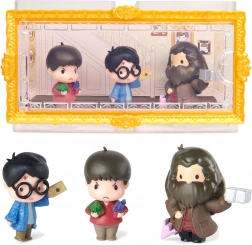 Harry Potter Micro Magical Moments – mini figure Harry, Hagrid e Dudley con vetrinetta