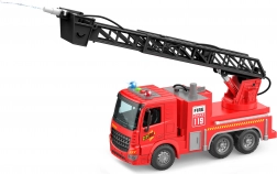 Autopompa dei vigili del fuoco con spruzzo d’acqua ed effetti 30 cm