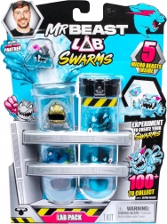 Set di 5 mini figure a sorpresa MRBEAST Lab Swarms Alpha Series Lab Pack