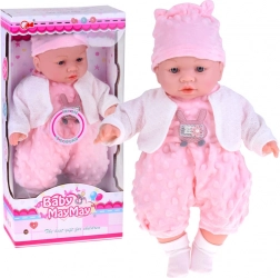 Bambola morbida interattiva bebé 40 cm con suoni