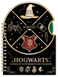 Harry Potter blocco con spinner Hogwarts, a righe