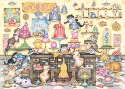 Puzzle Ravensburger Negozio dei Gatti 1000 pezzi