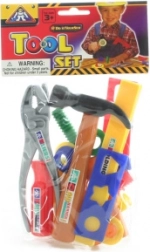 set di attrezzi per bambini in sacchetto