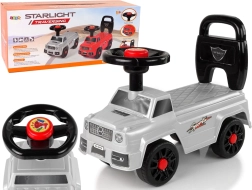 Auto per bambini QX-5500 argento con clacson e appoggio
