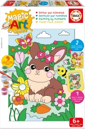 Educa pittura per numeri coniglio e criceto