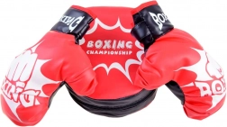Set di boxe con guanti e pedana