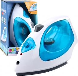 Ferro da stiro per bambini con vapore, luci e suoni blu