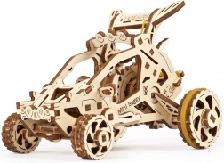 Puzzle 3D meccanico in legno mini buggy UGEARS, 80 pezzi