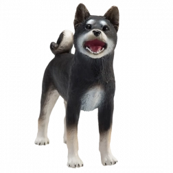 Mojo cane Shiba-Inu nero – figura realistica