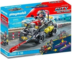 Playmobil City Action quad fuoristrada dell’unità speciale trasformabile in motoscafo