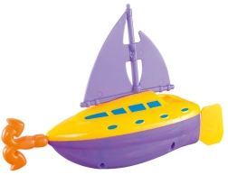 Nave a molla con ancora per acqua