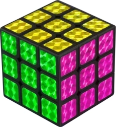 Cubo rompicapo lucido 5,3 cm