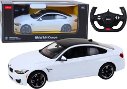 Auto da corsa telecomandato BMW M4 Coupé 1:14 bianco