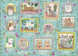 Puzzle Gibsons Famosi Gatti 1000 Pezzi